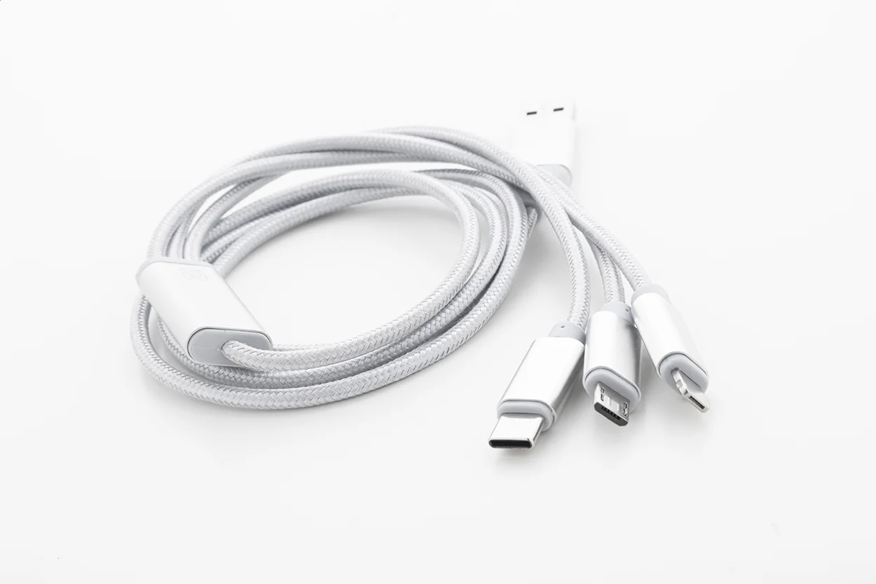 USB-Ladekabel Ralong, silber – Bild 2