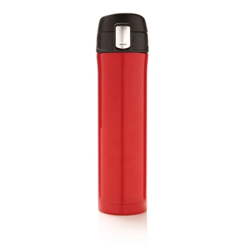 Easy Lock Vakuum-Flasche aus RCS recyceltem Stahl, rot – Bild 4