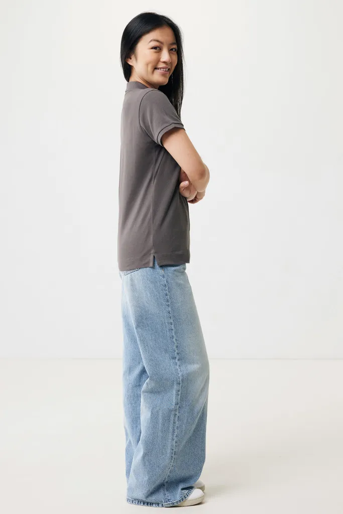 IQONIQ Yosemite Damen Piqué-Poloshirt aus rec. Baumwolle, anthrazit – Bild 6