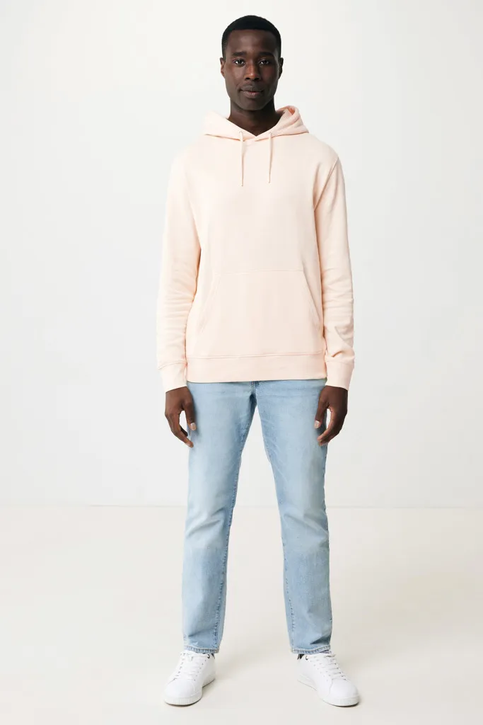 IQONIQ Rila Lightweight Hoodie aus recycelter Baumwolle, cloud pink – Bild 6