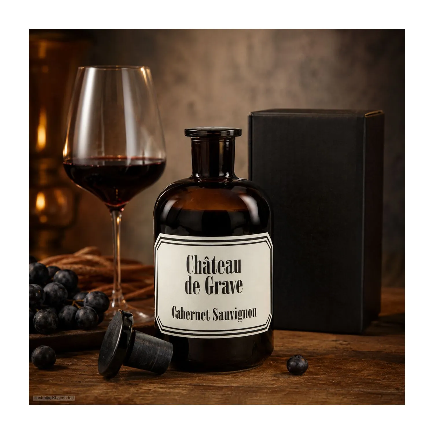 Geschenkset / Präsenteset: Apothekerflasche, schwarz – Bild 3