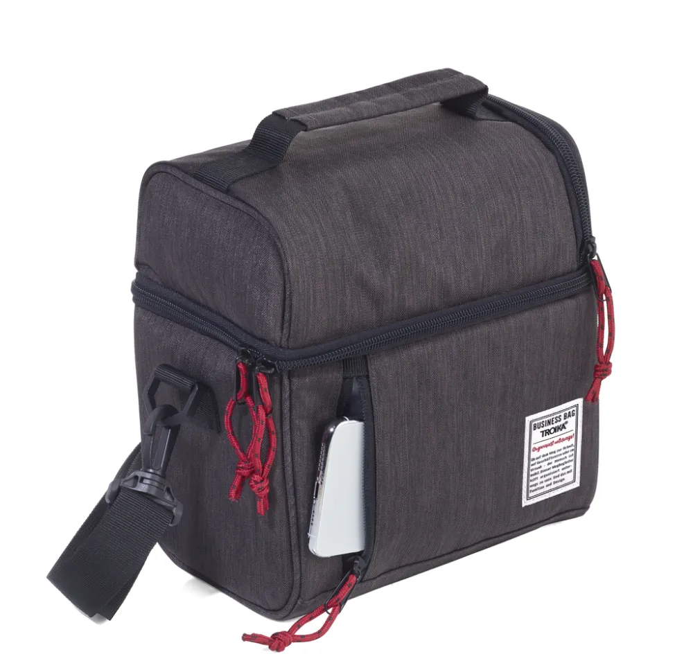 Isoliertasche BUSINESS LUNCH COOLER, anthrazit/schwarz – Bild 6