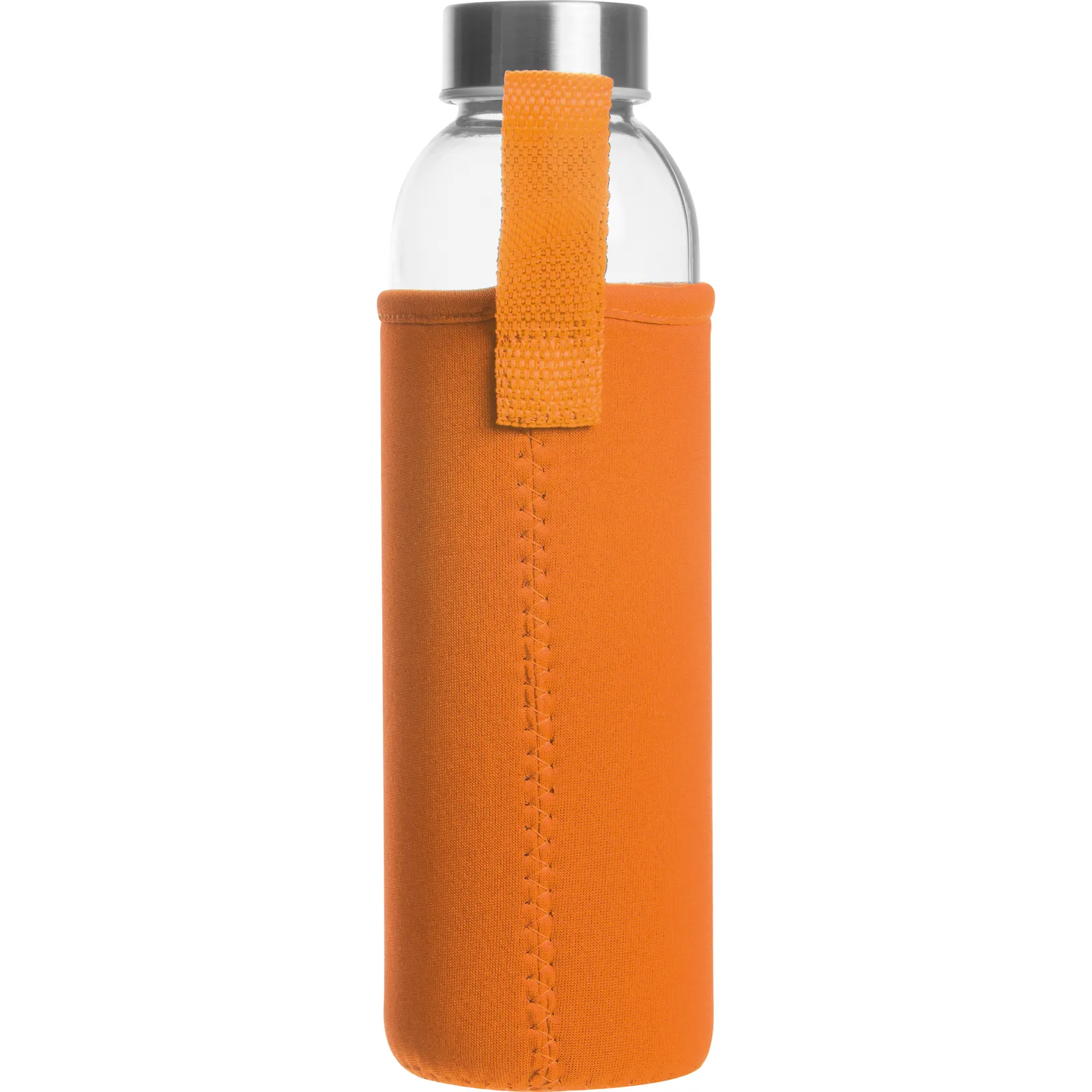 Glasflasche Klagenfurt, orange – Bild 6