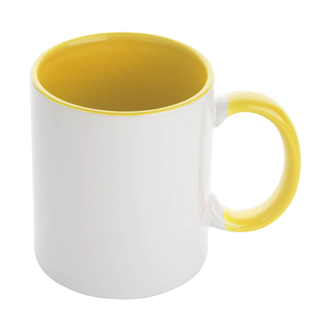 Tasse InnoColour, gelb, weiß – Bild 2