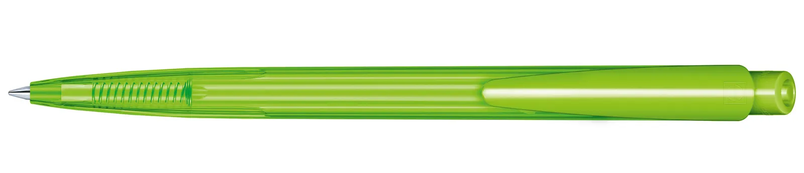 Dart Clear Druckkugelschreiber, Grün 376 – Bild 3
